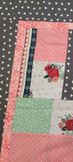 Just a peek at Cheri's Bits and Pieces Baby Quilt